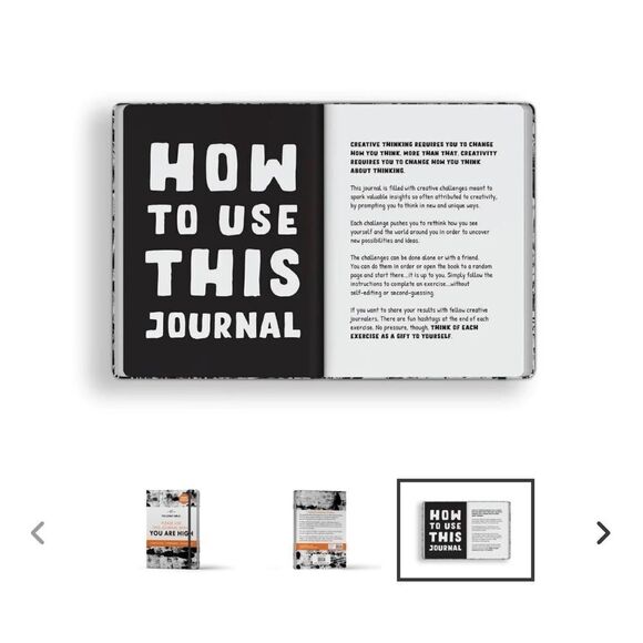 #1 BEST SELLING JOURNAL FOR CREATIVE THINKING By Pilgrim Soul - Picture 4 of 9